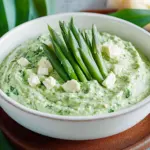 Bärlauch-Dip mit Feta & Frischkäse