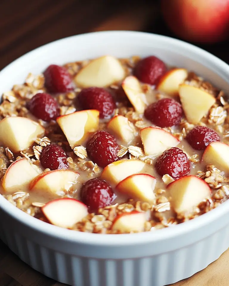Baked Oatmeal Apfel-Zimt