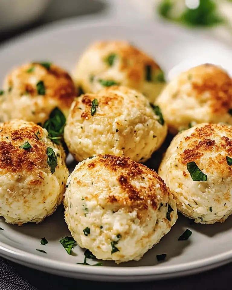 Blumenkohl-Mozzarella-Bällchen