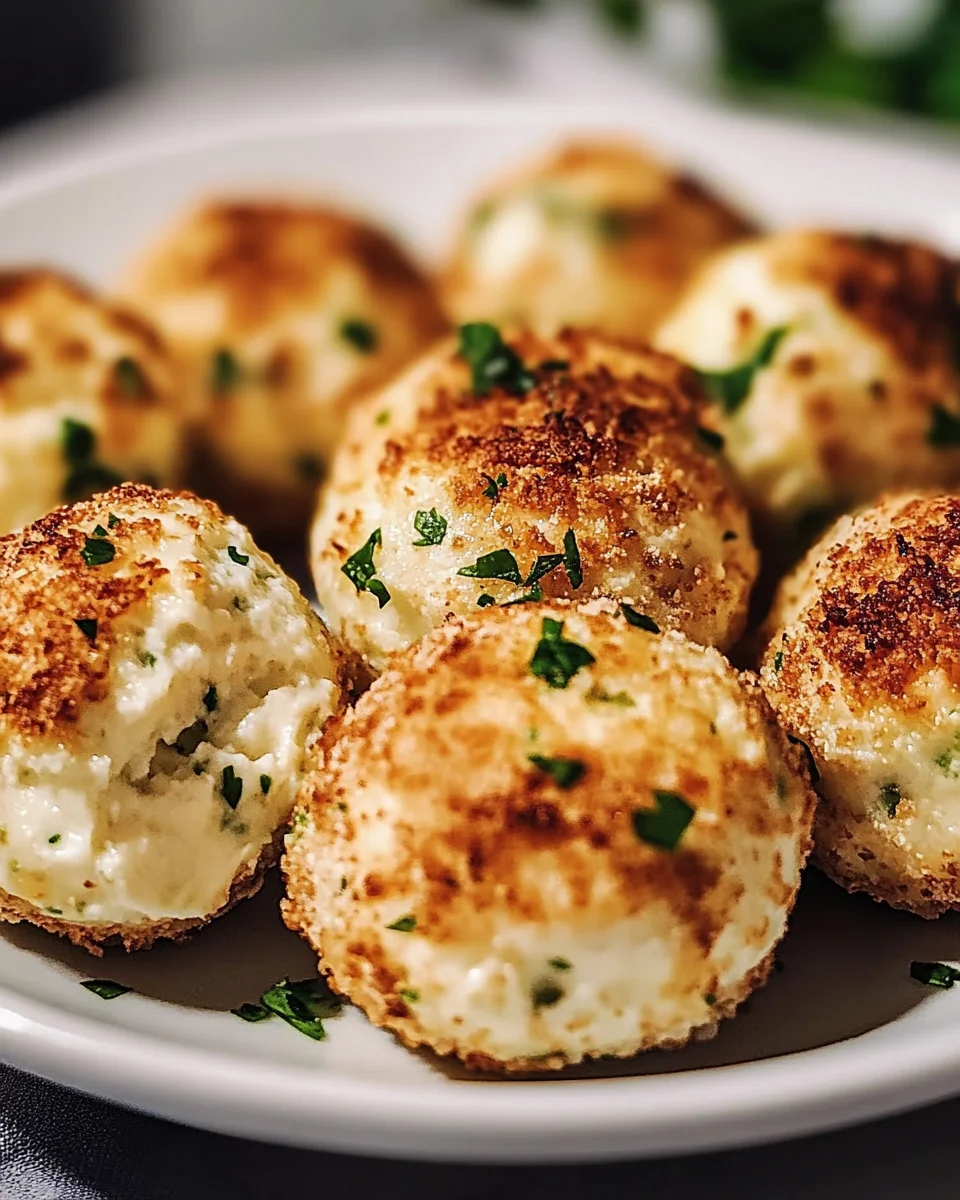Blumenkohl-Mozzarella-Bällchen