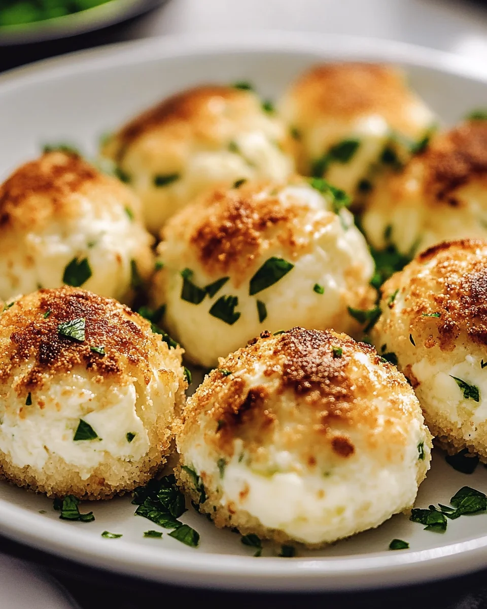 Blumenkohl-Mozzarella-Bällchen