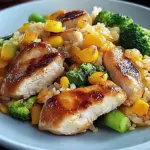 Bratreis mit Hähnchen