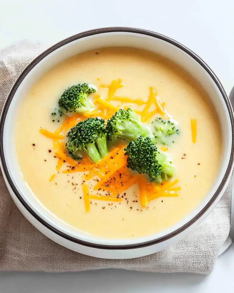 Brokkoli-Cheddar-Suppe - so cremig