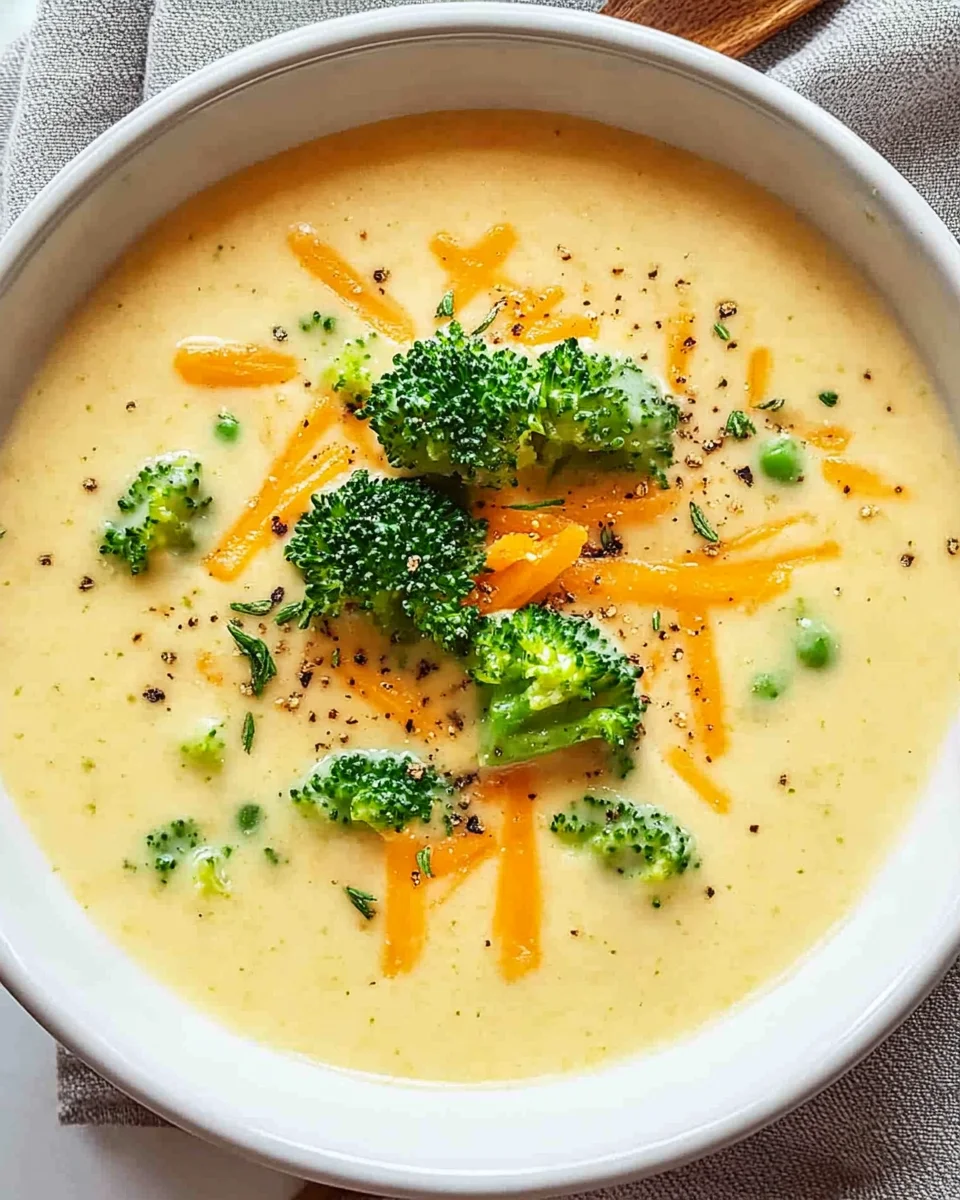Brokkoli-Cheddar-Suppe