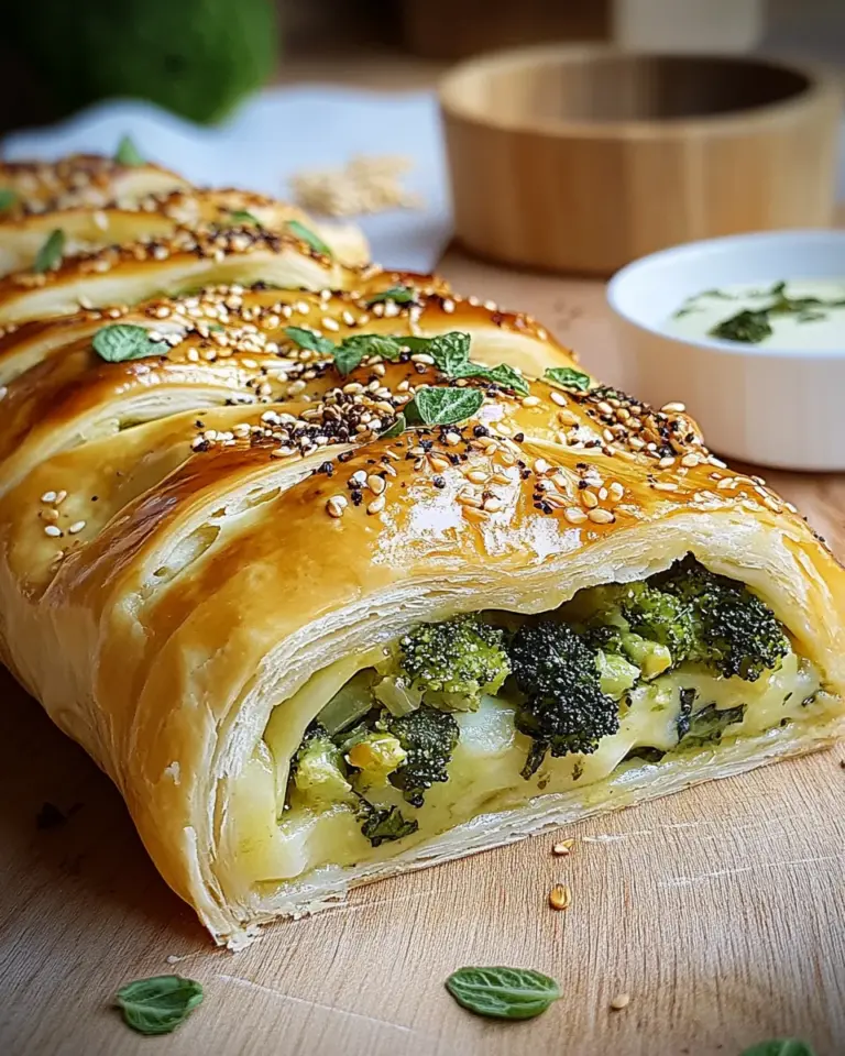 Brokkoli-Käse-Strudel