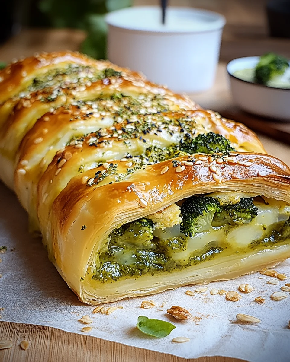 Brokkoli-Käse-Strudel