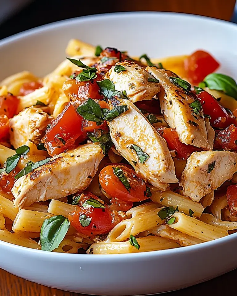 Bruschetta Chicken Pasta