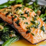 Buttergebackener Lachs mit Broccolini