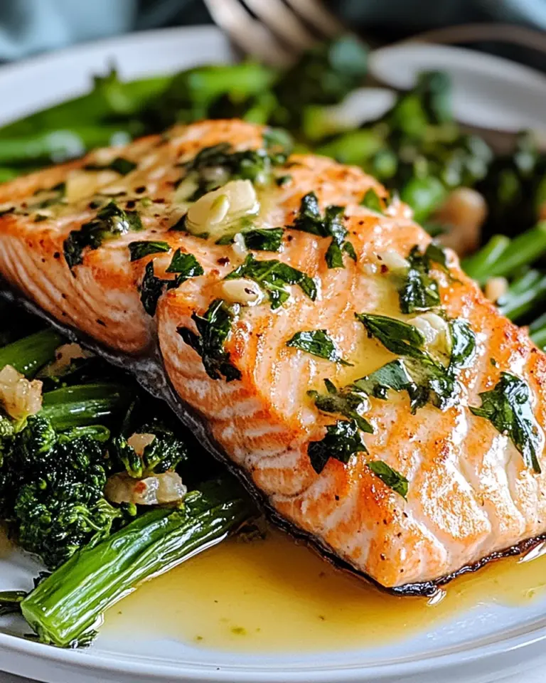 Buttergebackener Lachs mit Broccolini