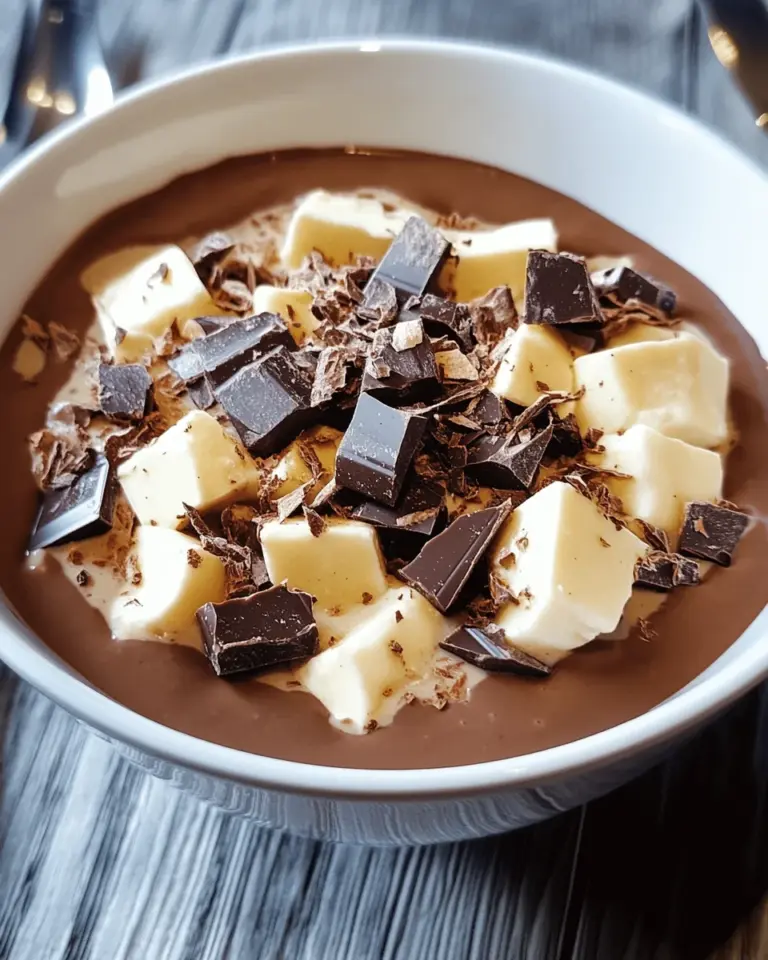 Cremiger Schokoladenpuddingbrei