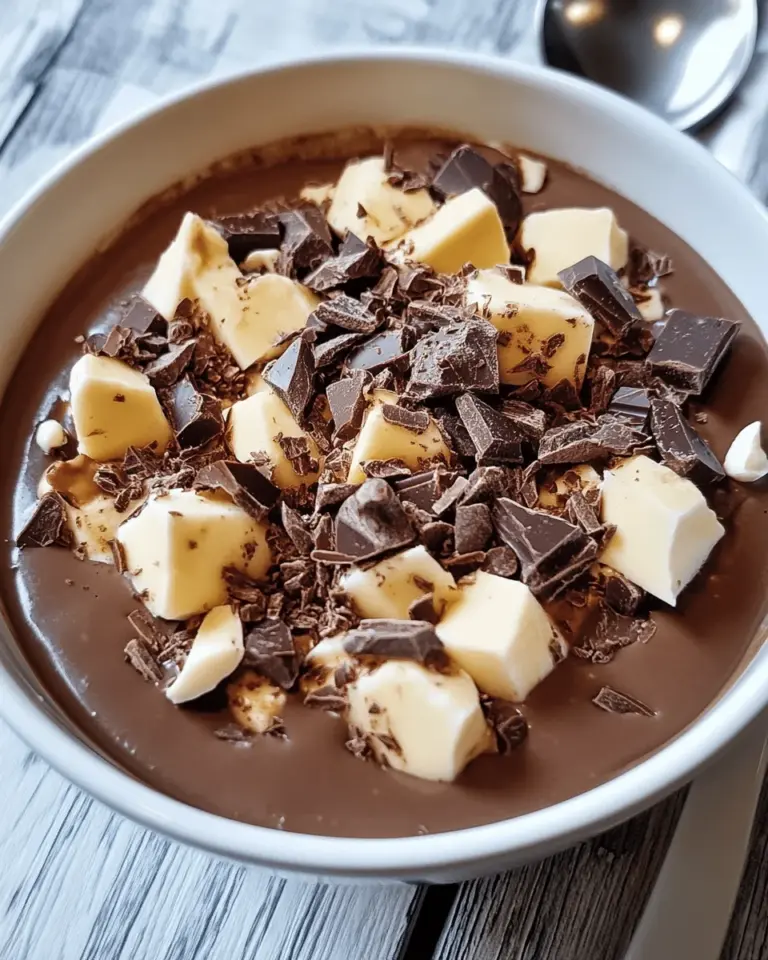Cremiger Schokoladenpuddingbrei