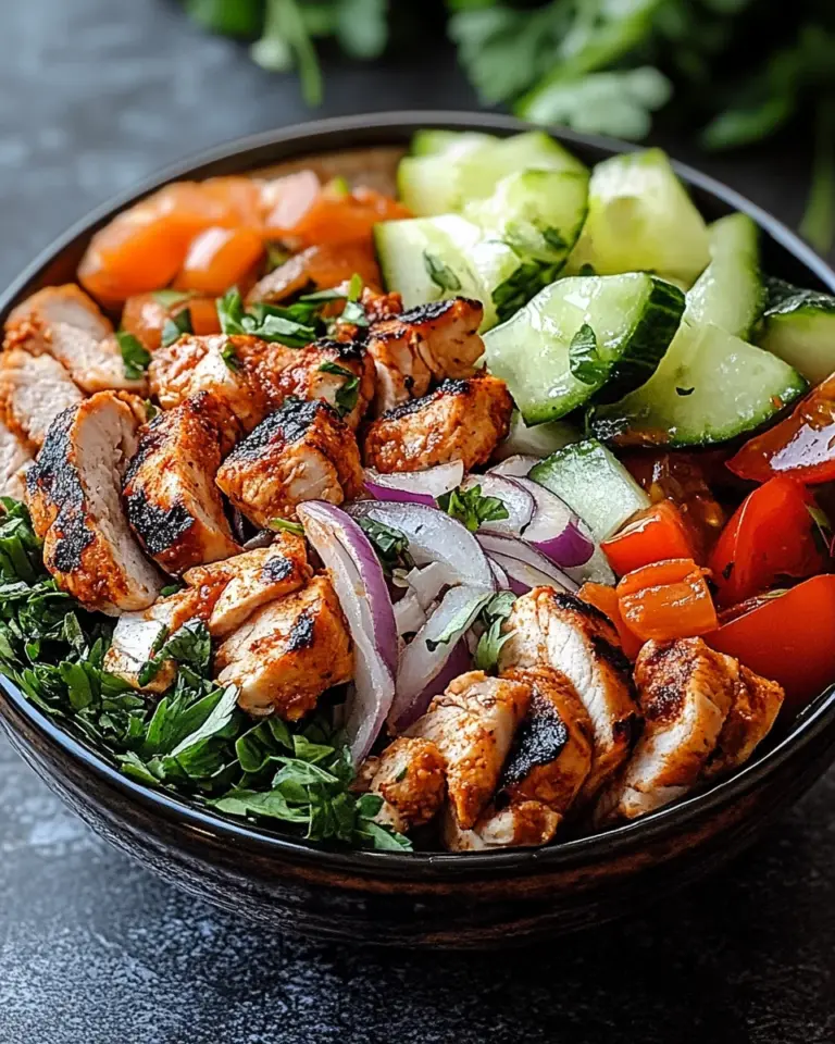 Döner-Bowl mit Hähnchen