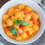 Gnocchi Rezept mit Paprika-Frischkäse-Soße