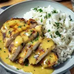 Honig Senf Hähnchen mit Reis