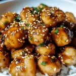 Karamellisiertes Sesam-Hähnchen