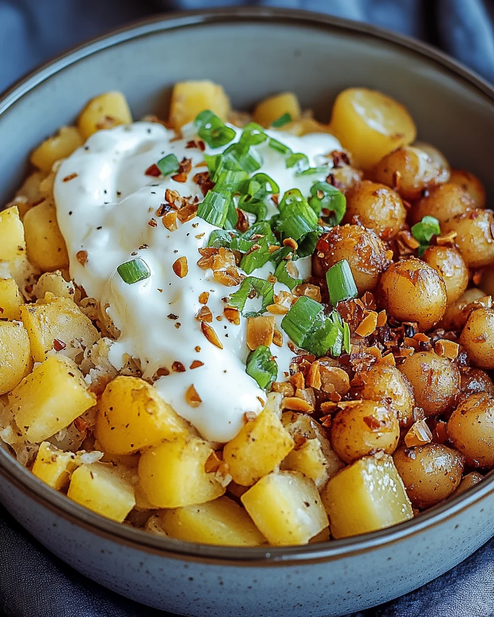 Kartoffel-Kichererbsen-Bowl