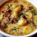 Kartoffelsuppe mit Würstchen