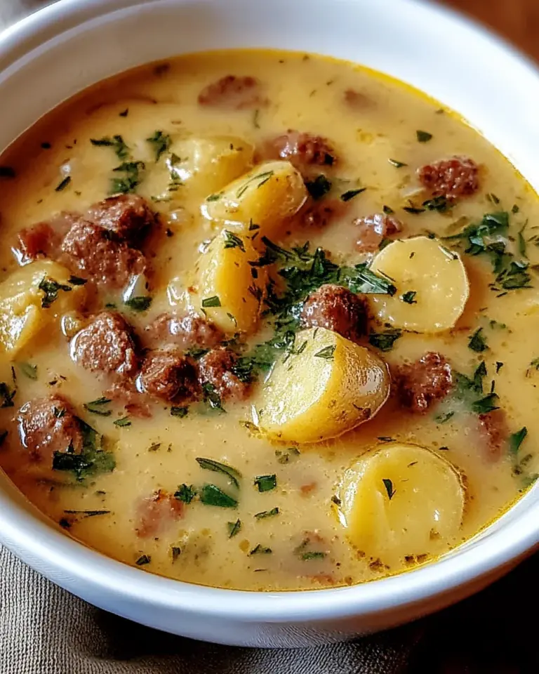 Kartoffelsuppe mit Würstchen