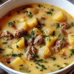 Kartoffelsuppe mit Würstchen
