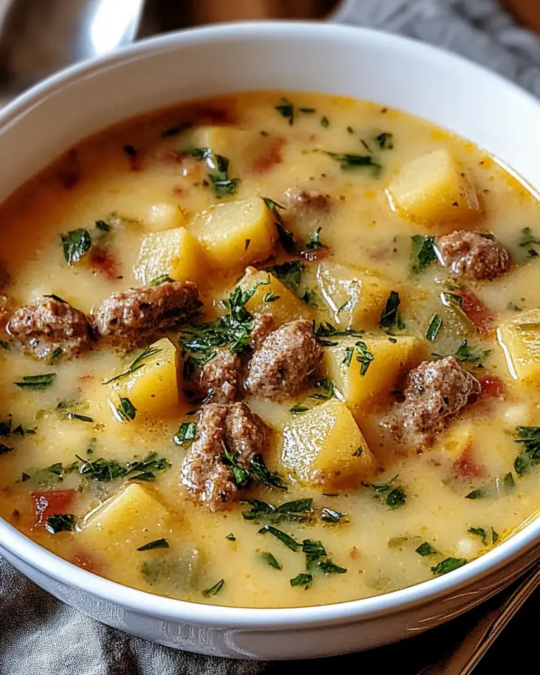Kartoffelsuppe mit Würstchen