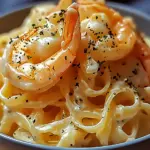 Knoblauch-Butter-Shrimp Pasta