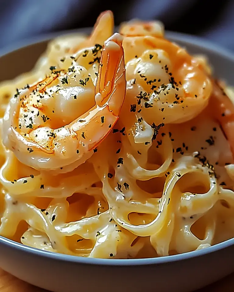 Knoblauch-Butter-Shrimp Pasta
