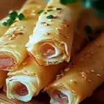 Knusprige Blätterteig-HähnchenHähnchenschinken-Käse
