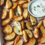 Knusprige Kartoffelspalten im Ofen