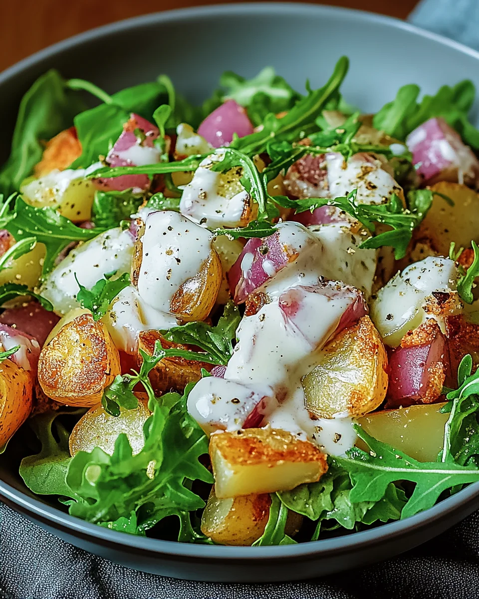 Knuspriger Kartoffelsalat