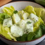 Kopfsalat mit Omas Sahne-Zitronen-Dressing