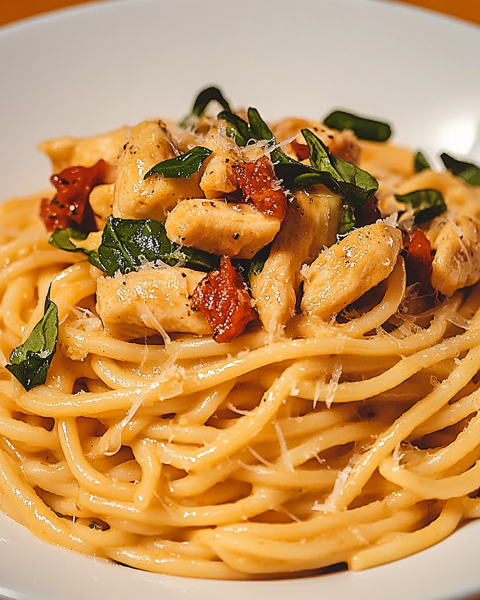 Marry-Me-Hühnchen-Pasta