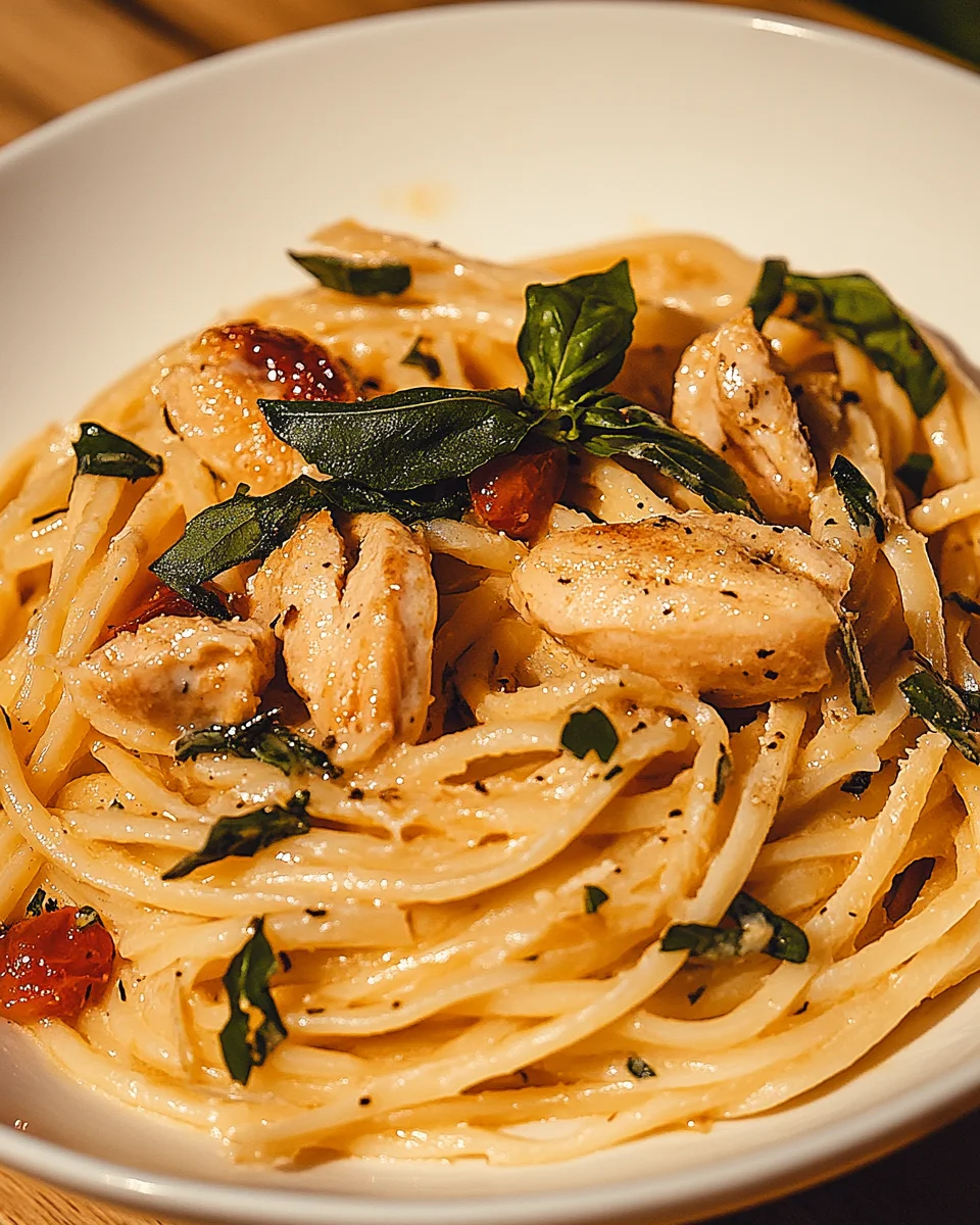 Marry-Me-Hühnchen-Pasta