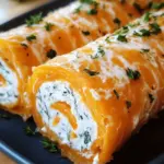 Möhrenrolle mit Frischkäse