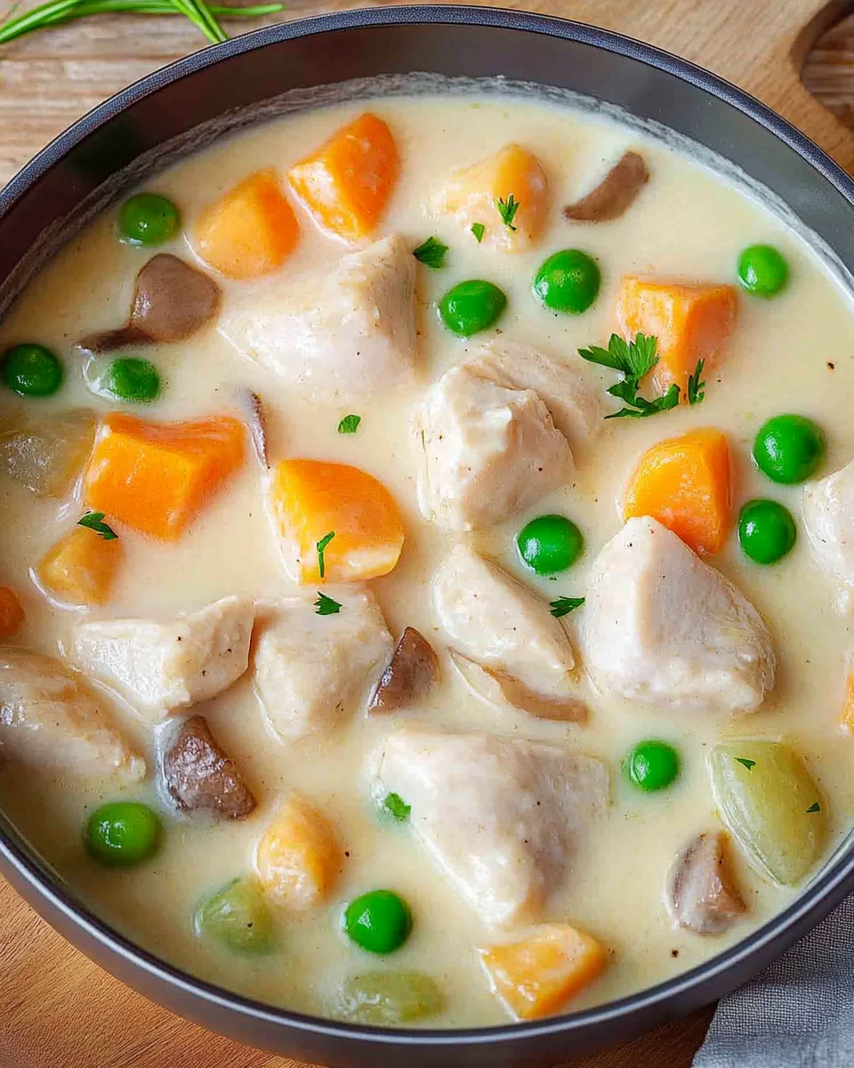 Omas Hühnerfrikassee - schnelles Rezept