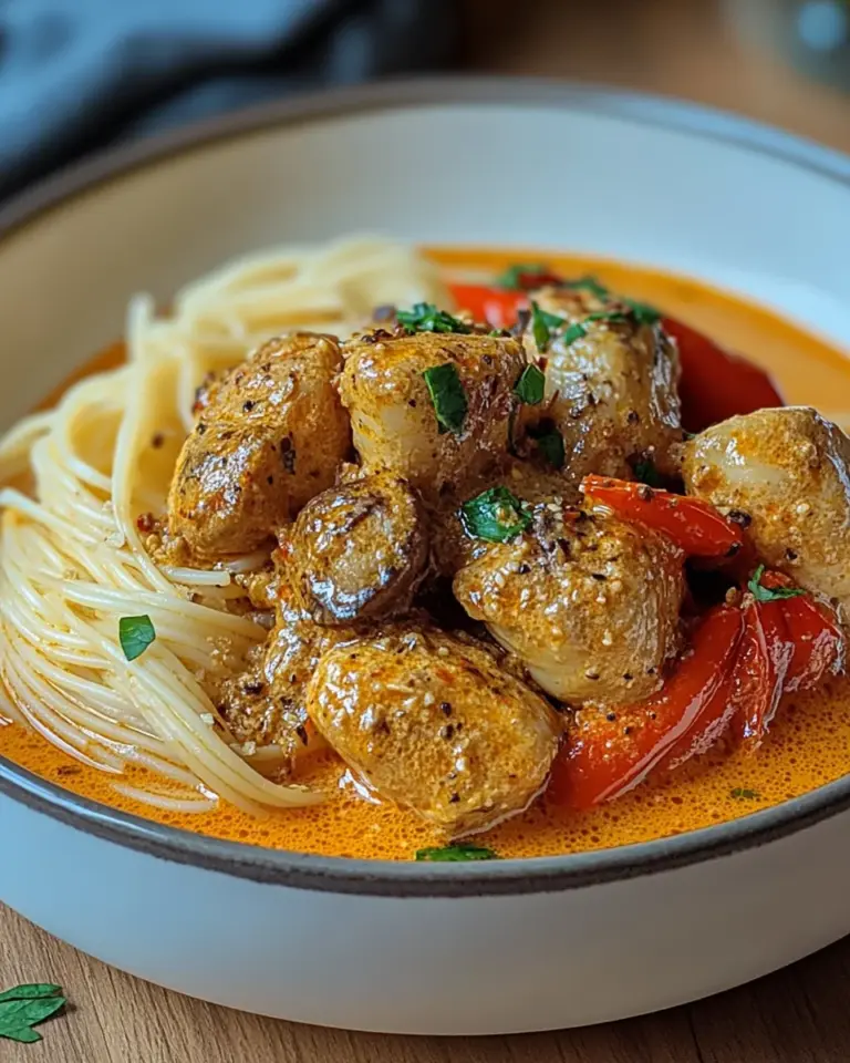 Paprika-Sahne-Hähnchen