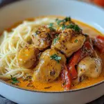 Paprika-Sahne-Hähnchen