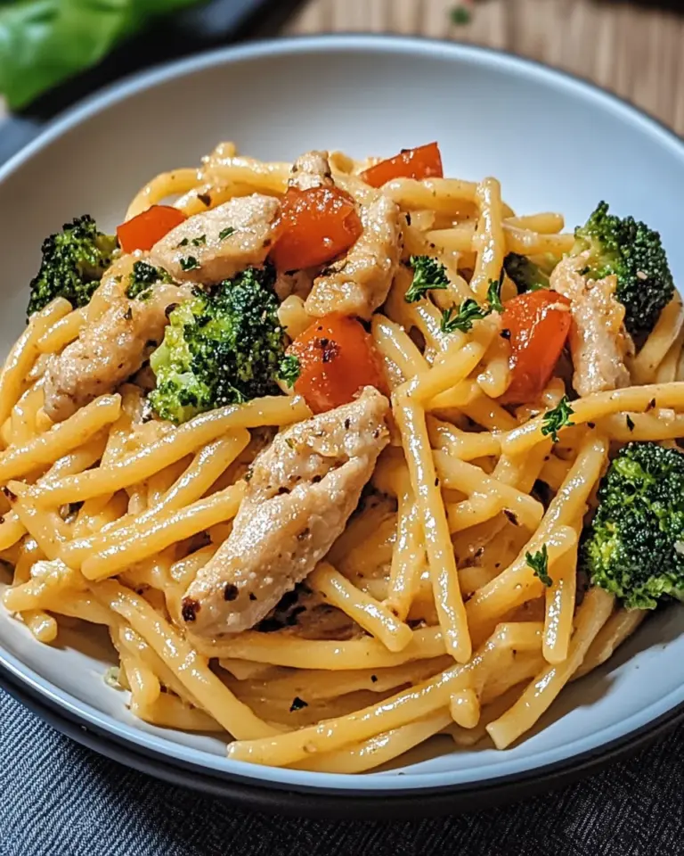 Pasta mit Hähnchen