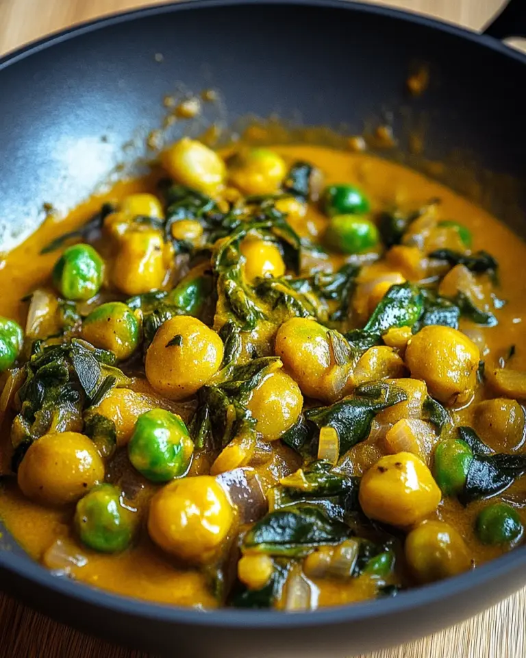 Rosenkohl-Curry mit Kichererbsen