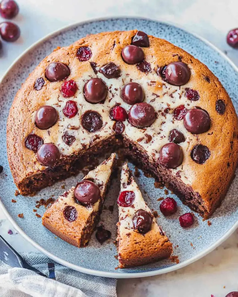Saftiger Schoko Nuss Kirsch Kuchen