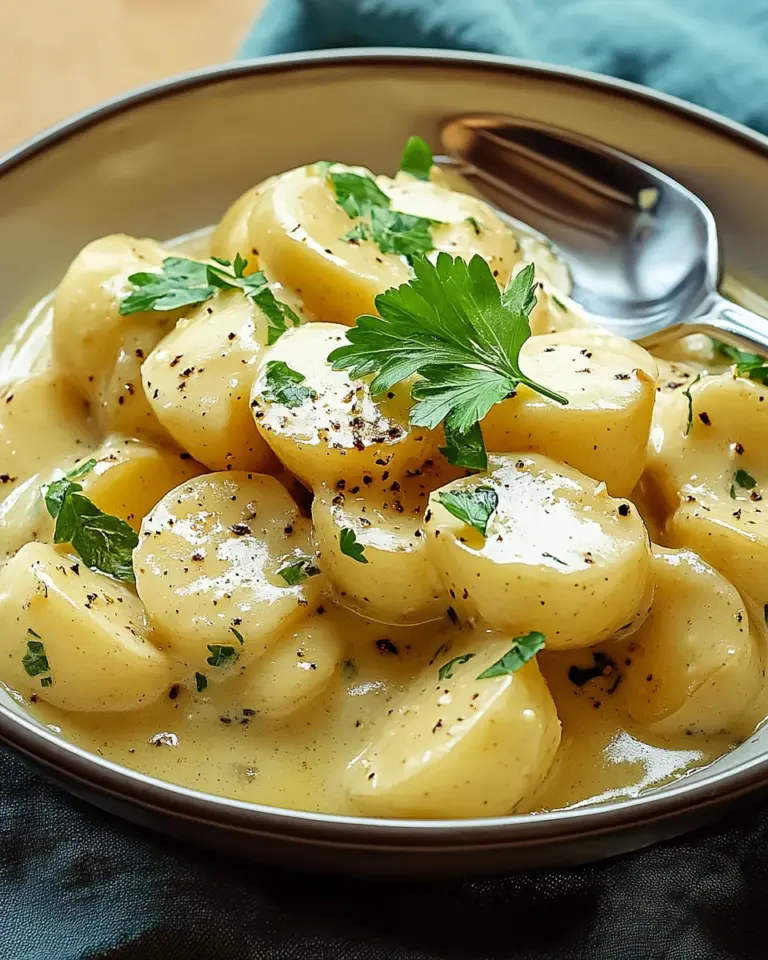 Senfsauce mit Salzkartoffeln