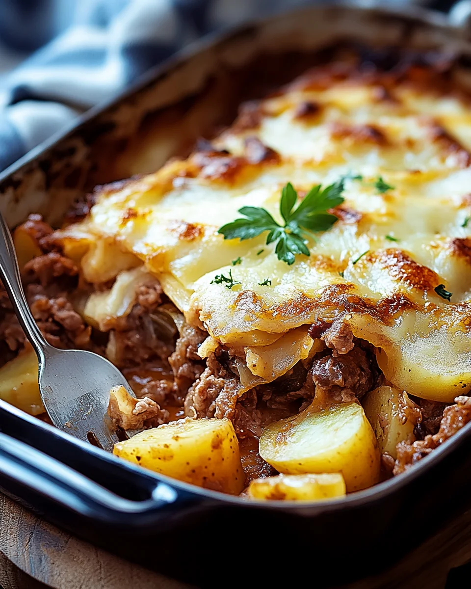 Spitzkohl-Hackfleisch-Auflauf