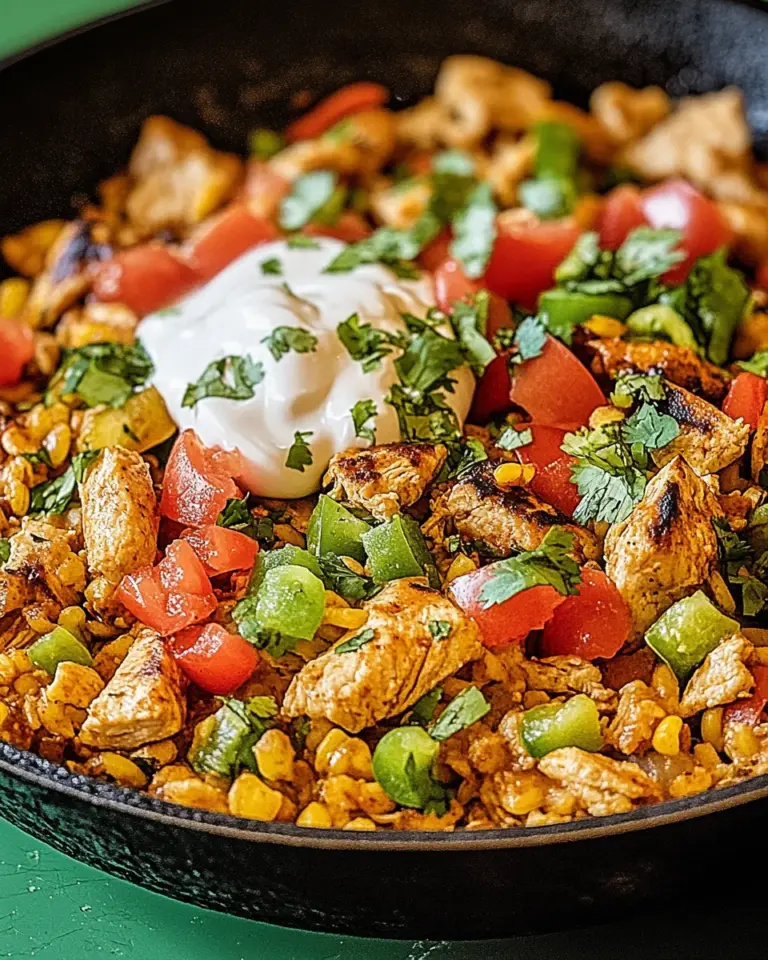 Taco-Pfanne mit Huhn und Reis