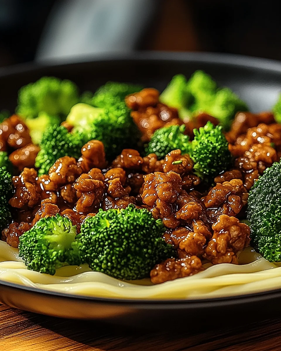 Teriyaki-Hackfleisch-Pfanne