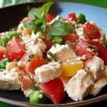 Thunfisch-Hüttenkäse-Salat