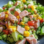 Thunfischsalat mit frischem Gemüse