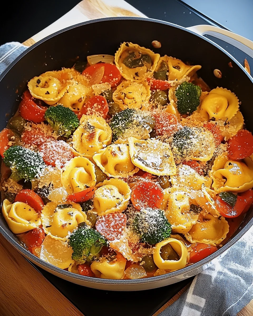 Tortellini-Gemüsepfanne