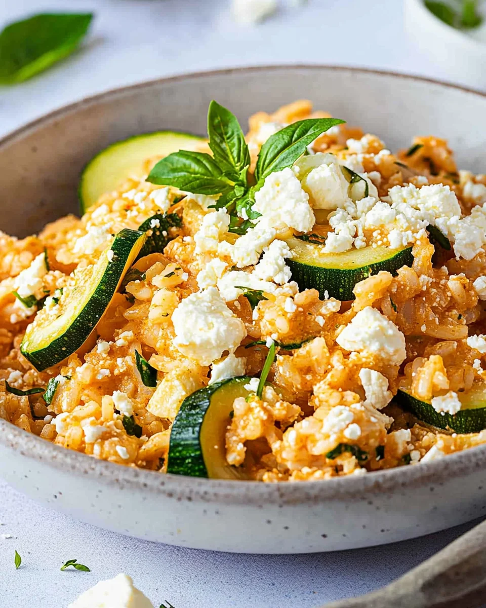 Zucchini-Reis-Pfanne