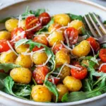 Gnocchi Salat mit Pesto