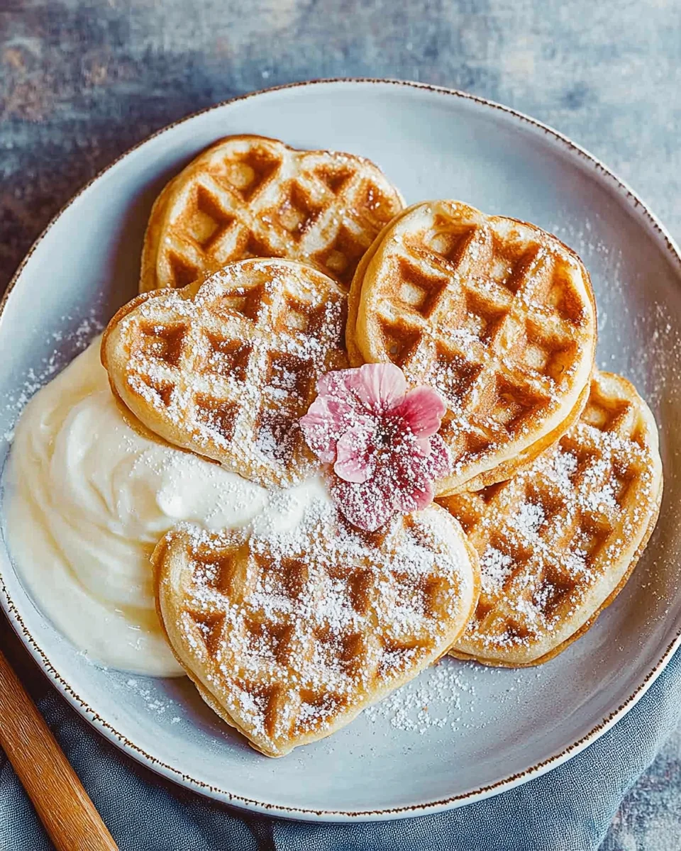 Joghurt-Waffeln - so saftig