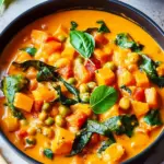 Kürbis-Kichererbsen-Curry